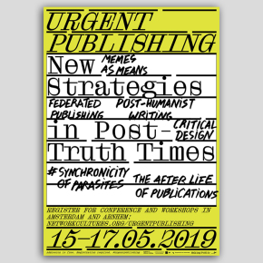 "All Sources are Broken" A Post-digital Reading Group Workshop at "Urgent Publishing" conference